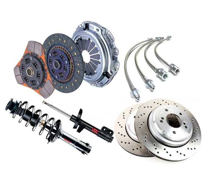 Brake, clutch and shock parts